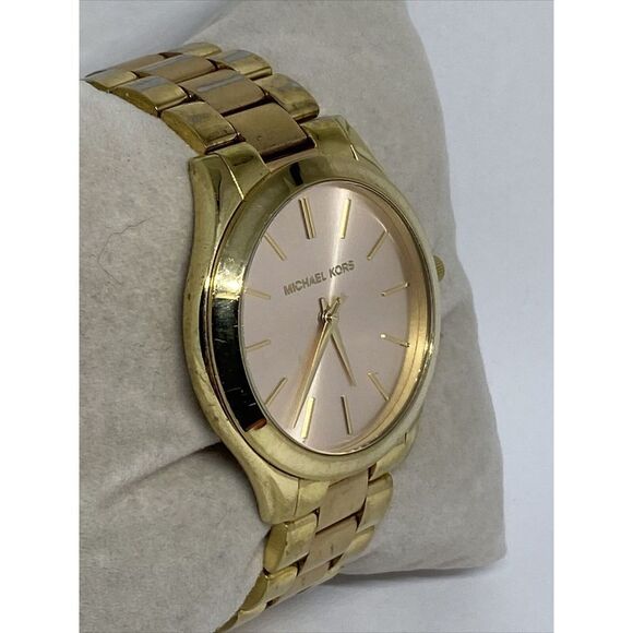 Michael Kors Slim Runway MK3493 Women's Stainless Steel Analog Dial Watch VK765 - Picture 5 of 12